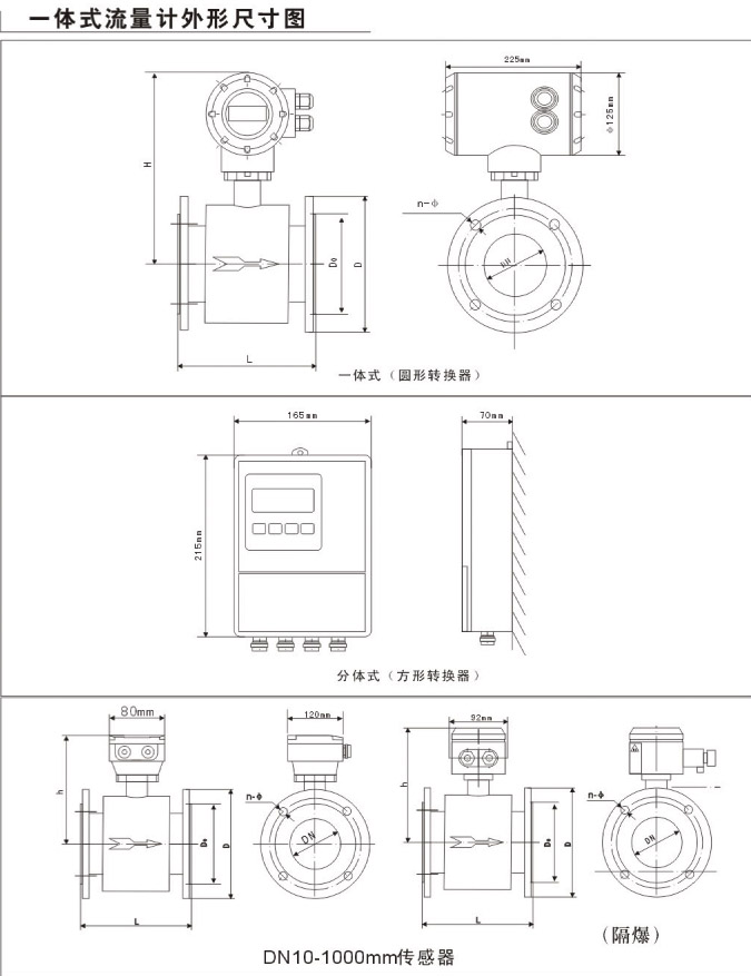 循環水電磁流量計